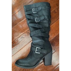 Madden Girl “Kickback” tall heel boot